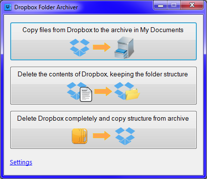 Dropbox Archiver