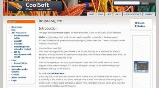 Drupal-SQLite