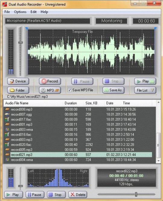 Dual Audio Recorder