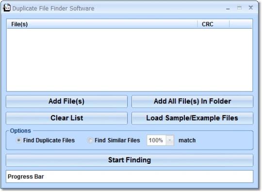 Duplicate File Finder Software