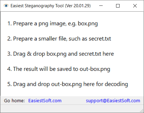 Easiest Steganography Tool