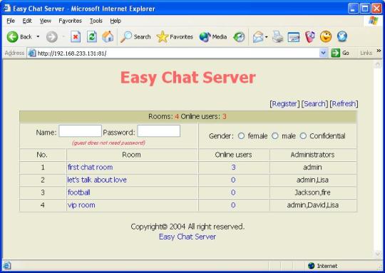 Easy Chat Server