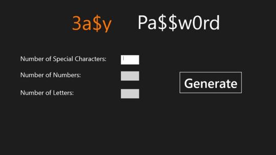 Easy Password for Windows 8