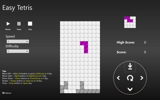Easy Tetris for Windows 8