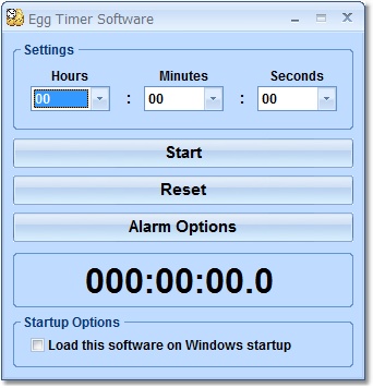 Egg Timer Software