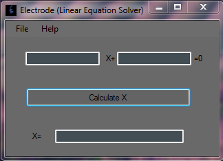 Electrode (Linear Equation Solver)