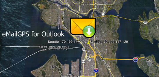 eMailGPS 2016 GeoLocation Add-In for Microsoft Outlook