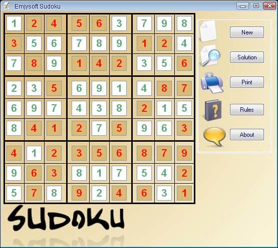 Emjysoft Sudoku