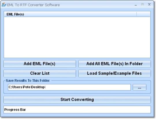 EML To RTF Converter Software