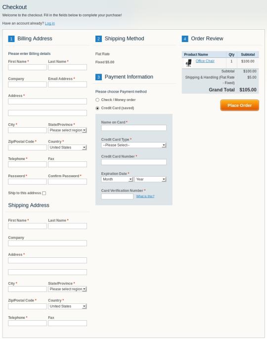 Enhanced Checkout One Page Tabbed Pro