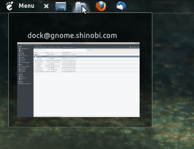 Enhanced Dock for running Programs and with Preview