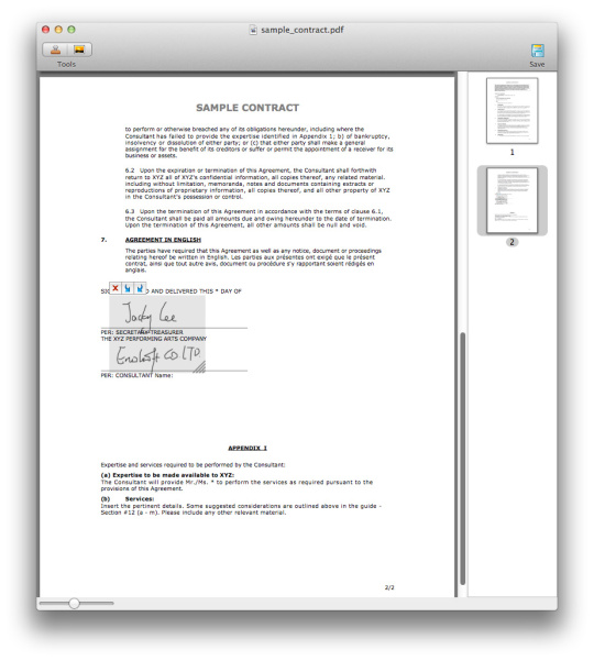 Enolsoft Signature for PDF
