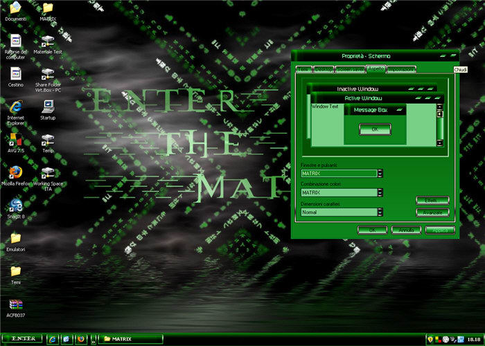 Enter the Matrix Theme