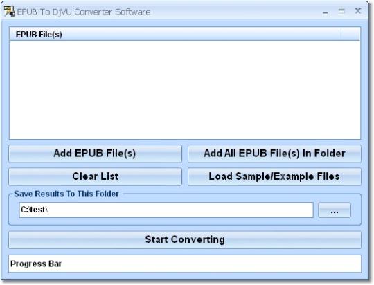 EPUB To DjVU Converter Software