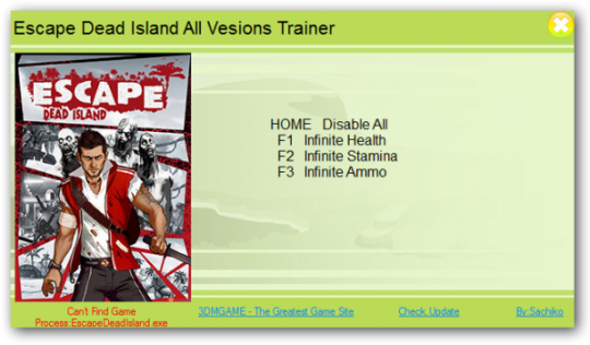 Escape Dead Island Ultimate Trainer