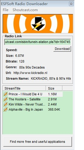ESFSoft Radio Downloader