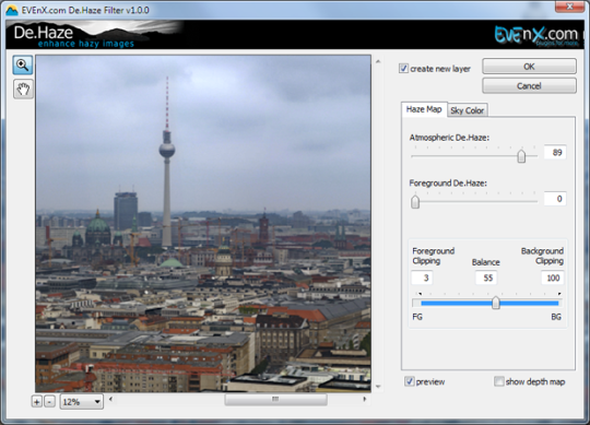 EVEnX De.Haze Plugin for Adobe Photoshop