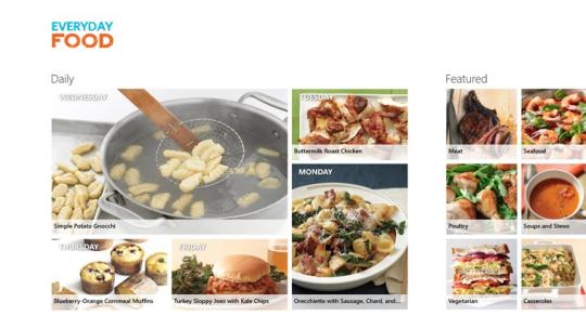 Everyday Food for Windows 8