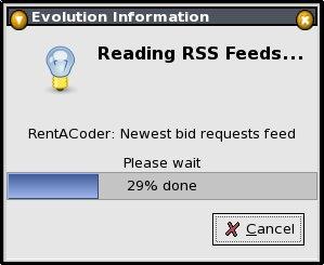 Evolution RSS Reader Plugin