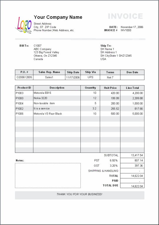 Excel Invoice Manager Pro