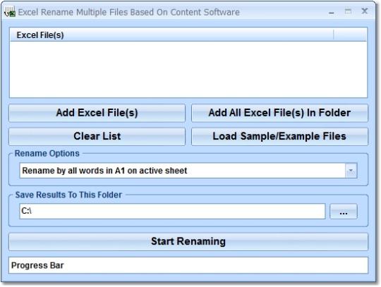 Excel Rename Multiple Files Based On Content Software