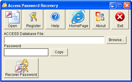 Excel-Tool Access Password Recovery