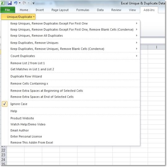 Excel Unique & Duplicate Data Remove Software