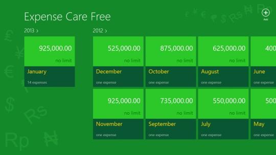 Expense Care Free for Windows 8