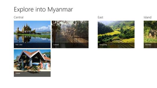 Explore Myanmar for Windows 8