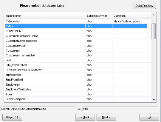 Export Table to Excel for DB2 Server Professional