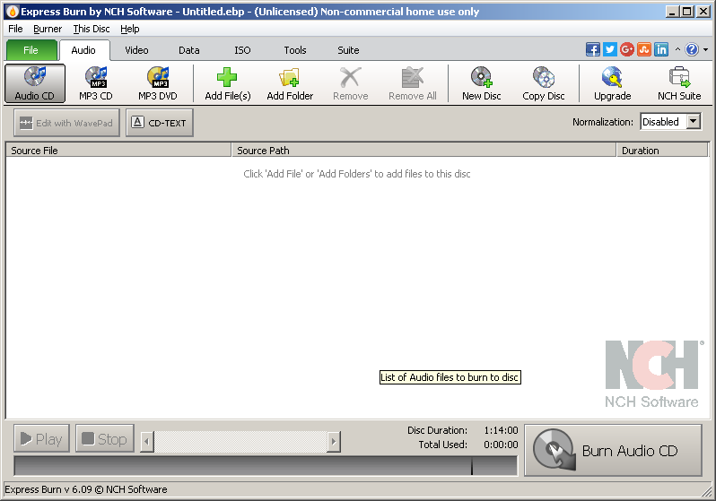 Безплатно изтегляне Express Burn Free CD and DVD Burner за Windows ::: CD &  DVD софтуер за запис