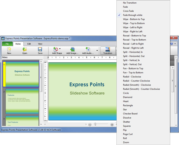 Express Points Presentation Software