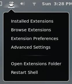 Extension Shortcuts
