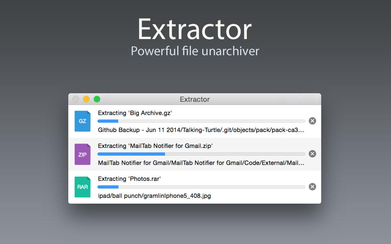 Extractor - Unarchive Files