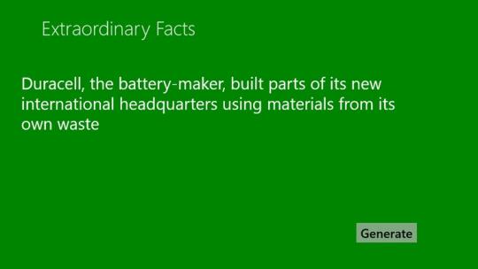 Extraordinary Facts for Windows 8