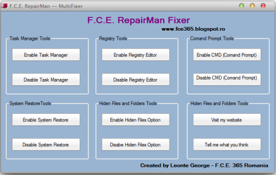F.C.E. RepairMan -- MultiFixer