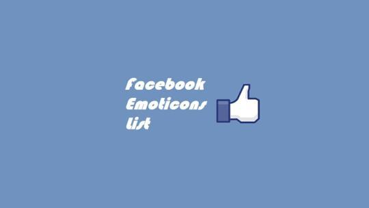 Facebook Emoticons List for Windows 8