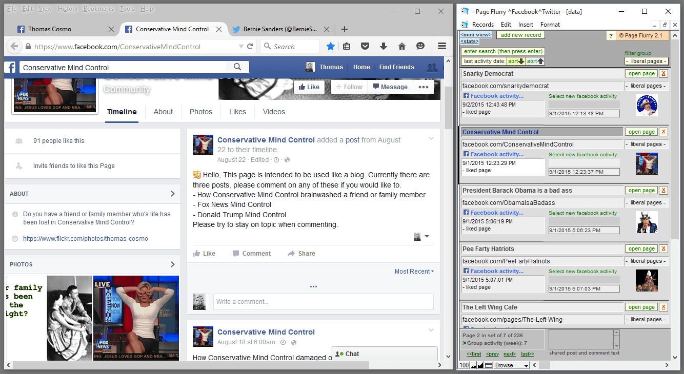 Facebook/Twitter (Like-Post-Comment) freeware