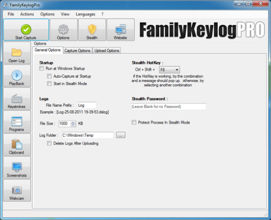 Family Keylogger Professional