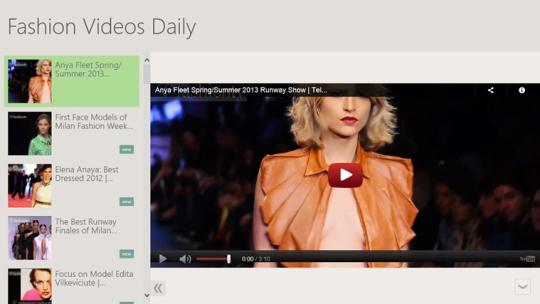 Fashion Videos Daily for Windows 8
