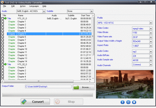 Fast DVD to Video/Audio Converter