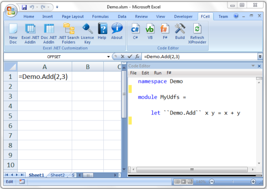 FCell Add-In for 32 bit Excel