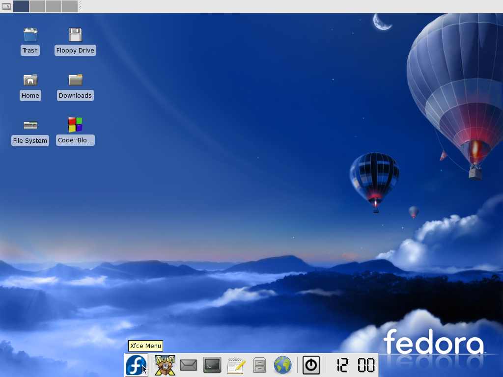 Fedora Xfce Live CD