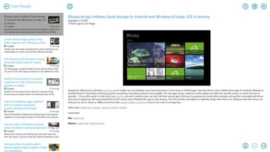 Feed Reader for Windows 8