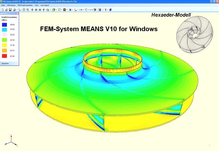 FEM-Simulation MEANS V10 Professional