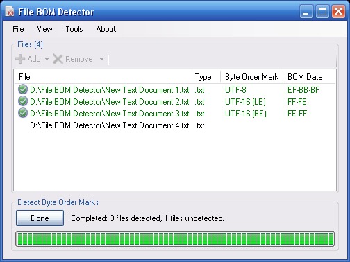 File BOM Detector