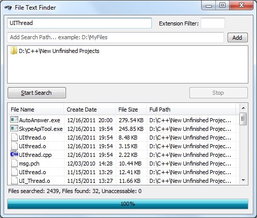 File Text Finder