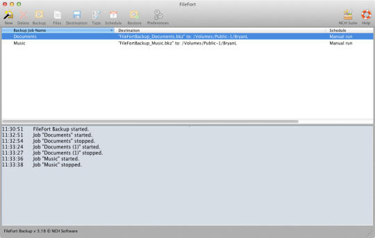 FileFort  Free Mac Backup Software