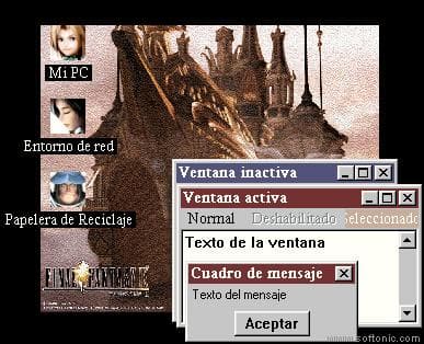 Final Fantasy IX Active Desktop Theme