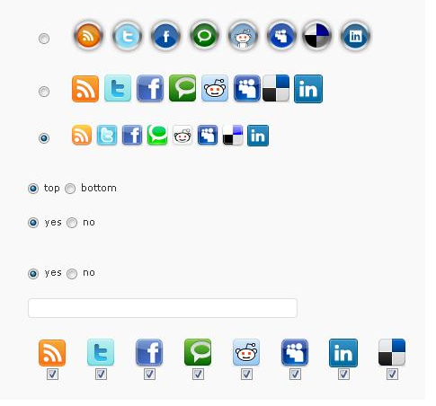 Fixed Social Buttons
